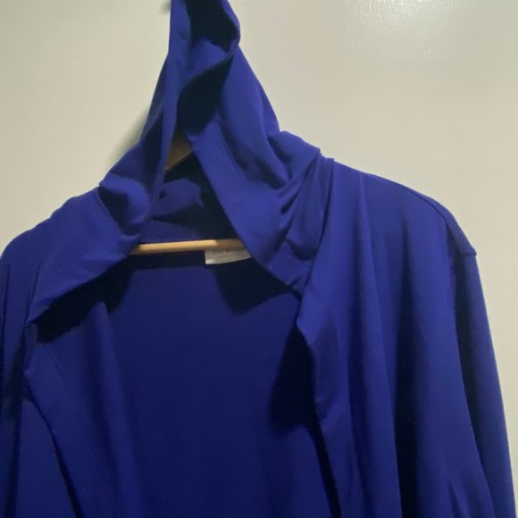 (7) Cee Bee CherylBurke Thumb Hole Knit Adj. Length Open Front Hoody Car… - Picture 2 of 8